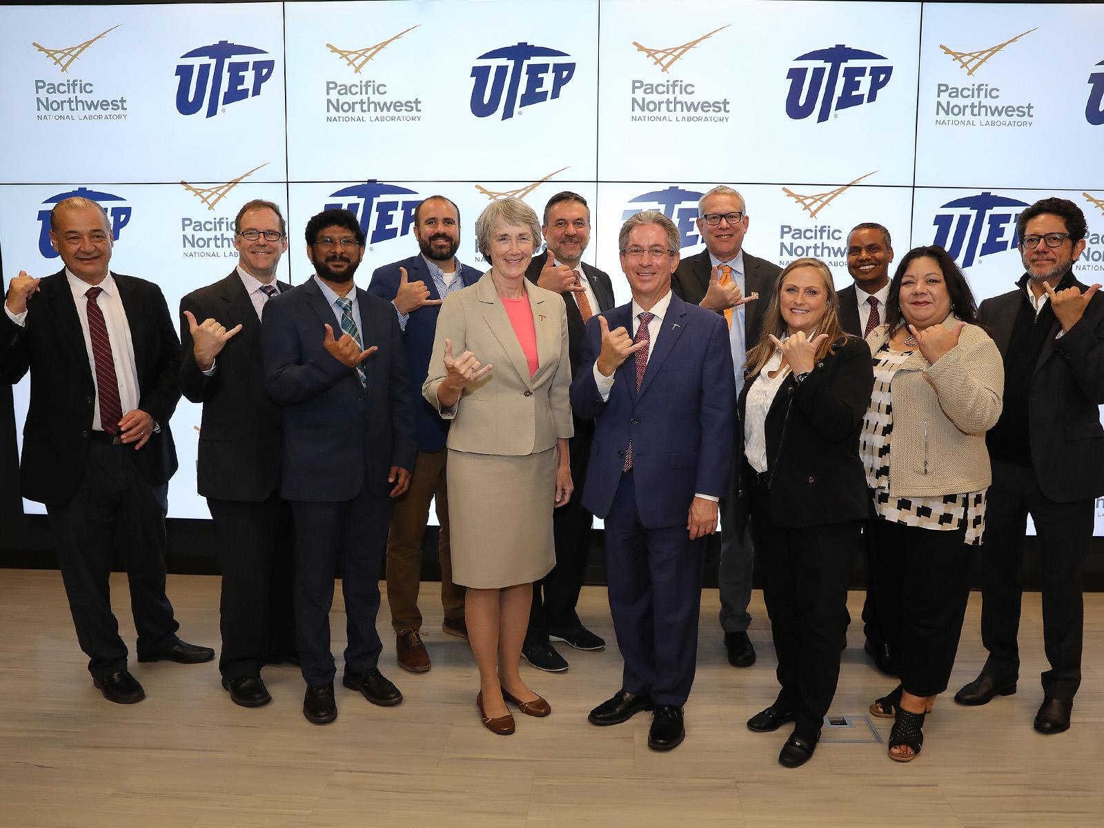 UTEP and PNNL sign an MOU on October 6, 2022