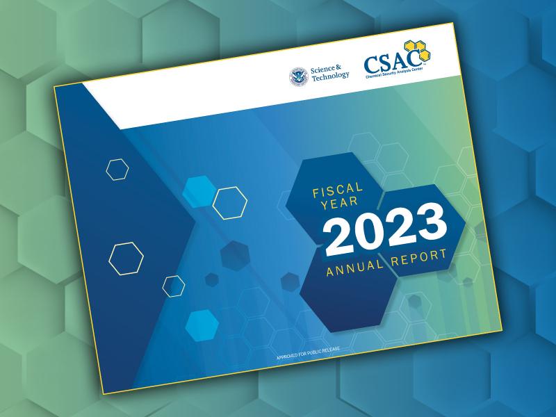 Cover of the Chemical Security Analysis Center annual report