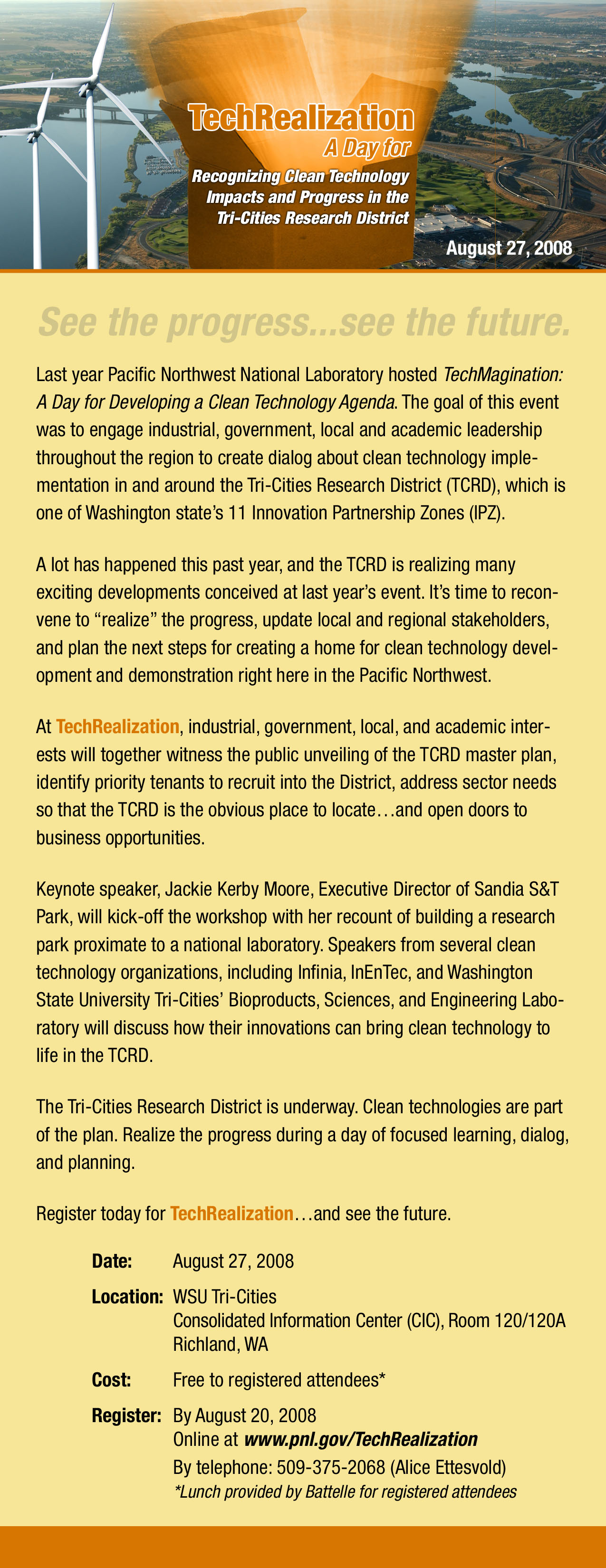 workshop agenda presented as a flyer