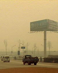 dust and pollution mix in Beijing's suburbs
