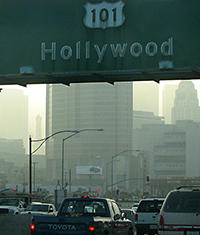 LA smog and highway