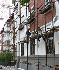 insulation on building