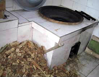 Kang wood stove