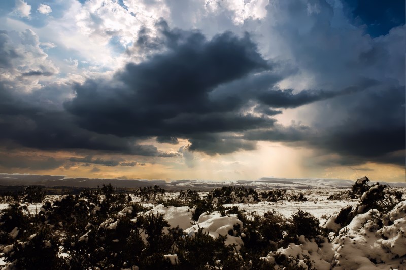Variances in winter precipitation