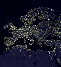 satellite night lights