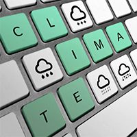 climate modeling concept image