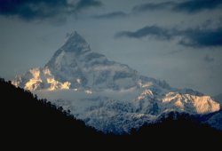 Mount Machapuchare in Nepal