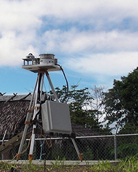 radiometer on Manus island