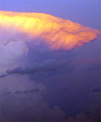 A large anvil cloud