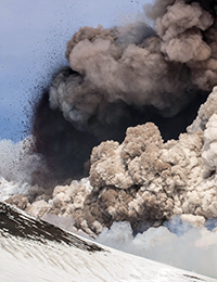 volcano eruption