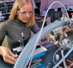 PNNL's postdoc Erin Baker