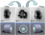 3-D reconstruction of arsenic-sulfide precipitates by TEM tomography reveals nanotube-like 3-D features.