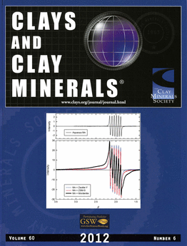 Clays and Clay Minerals Cover