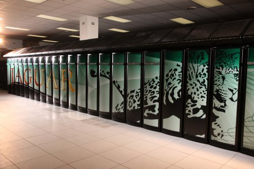 Cray XT5 Jaguar supercomputer.