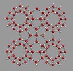 Model to identify the most stable water molecule lattices