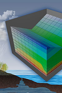 Artist's interpretation of multiscale model