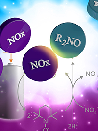 Artistic representation of two metal-free catalysts
