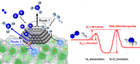 Catalyst support and electron routes