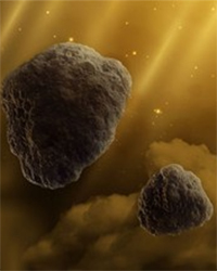 Artistic representation of brown carbon