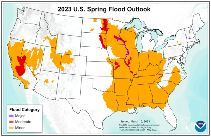 2023 U.S. Spring Flood Outlook