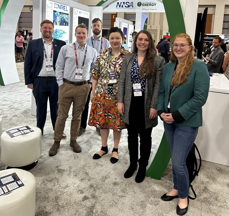 Group photo of PNNL researchers at AI conference
