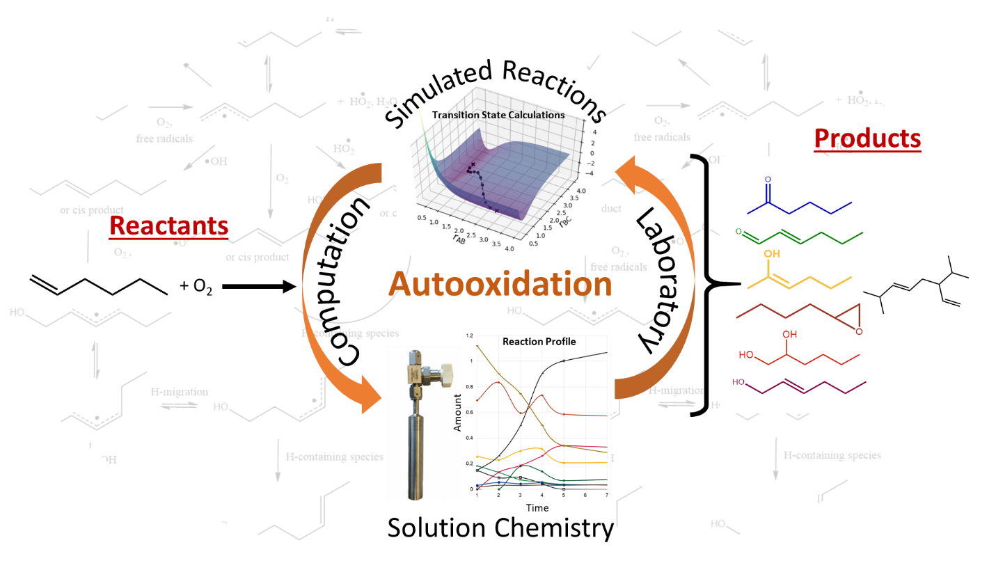 Elucidation of the Reaction Mechanisms of Autooxidative Processes in Complex Condensed-Phase Mixtures