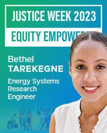 The following quote is provided by Bethel Tarekegne, Energy Systems Research Engineer.