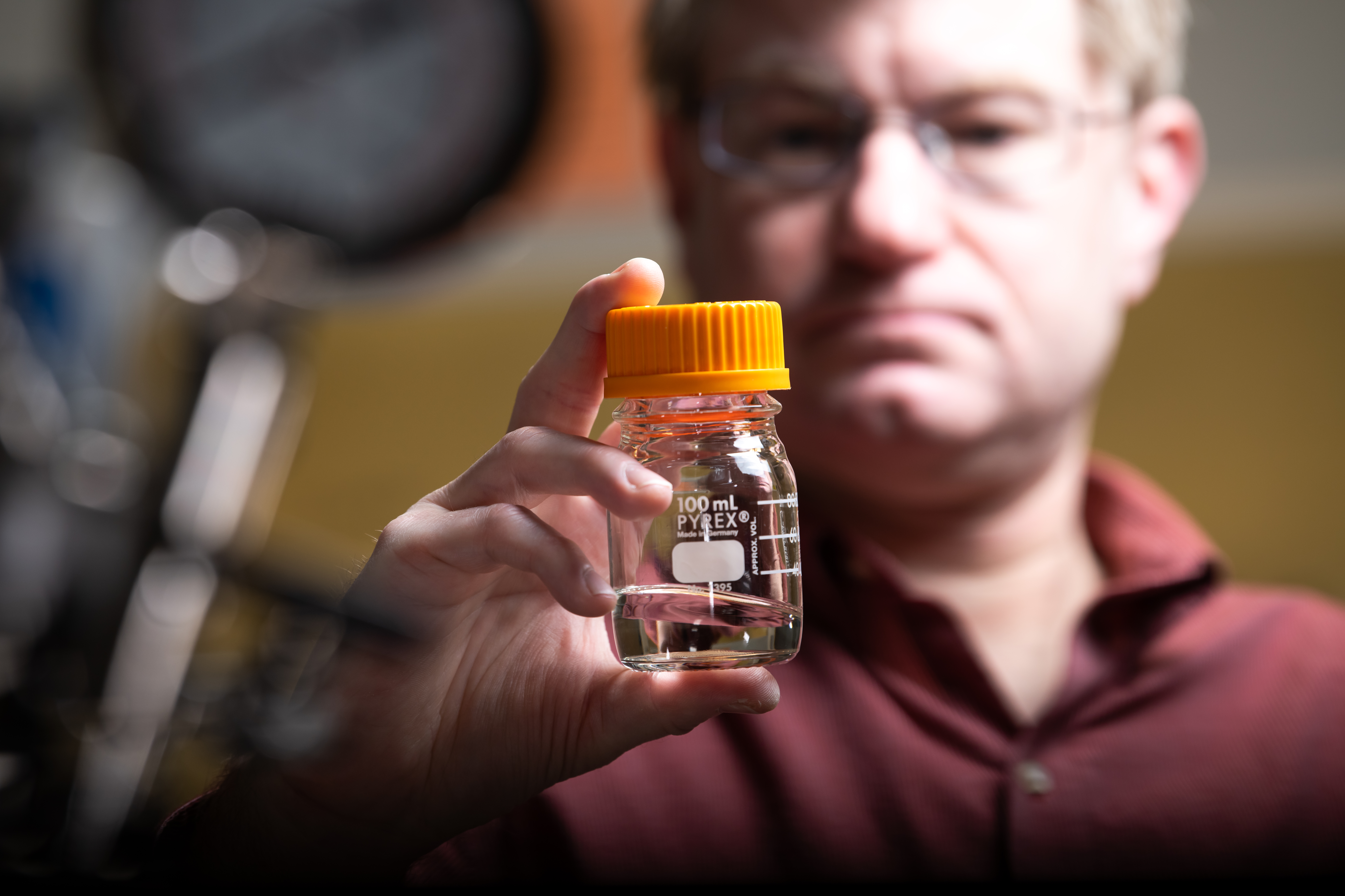 PNNL researcher Rob Dagel and his team have invented a new process that converts ethanol to butenes in a single step.