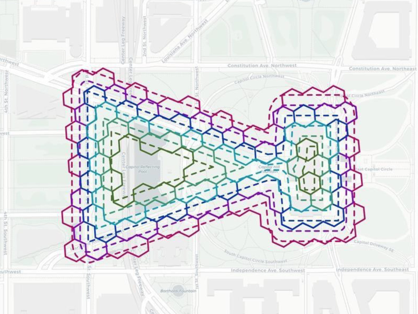 GeoBOSS - Top view map