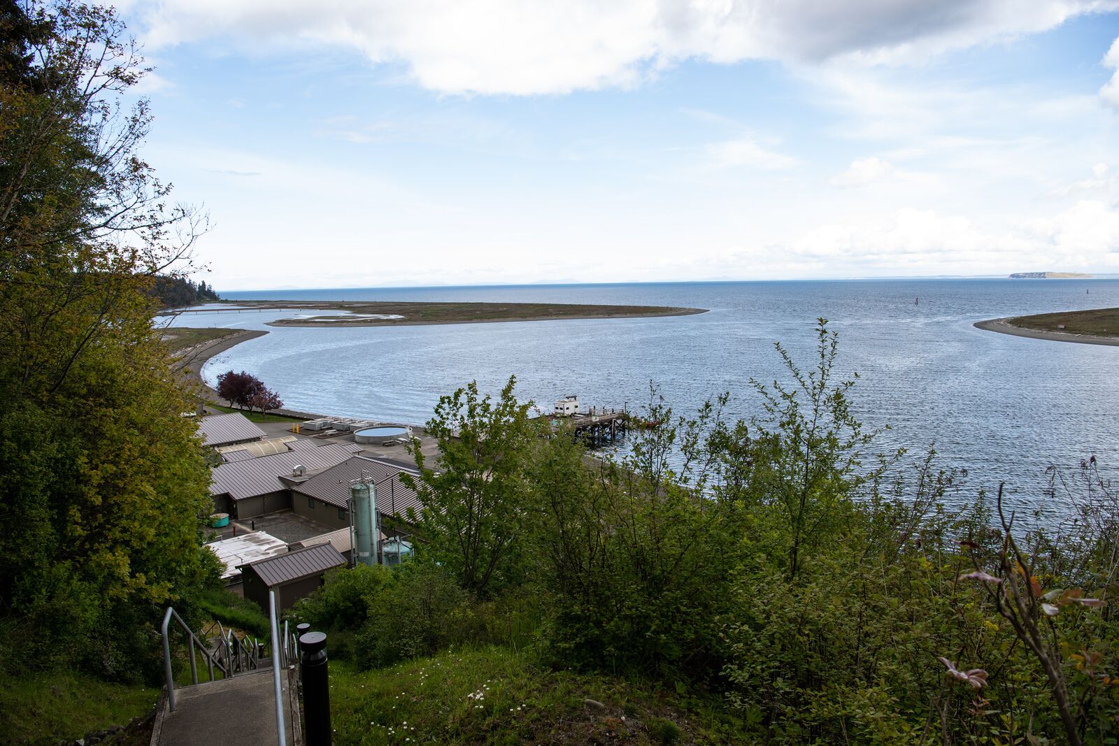 View of Sequim Bay at PNNL-Sequim
