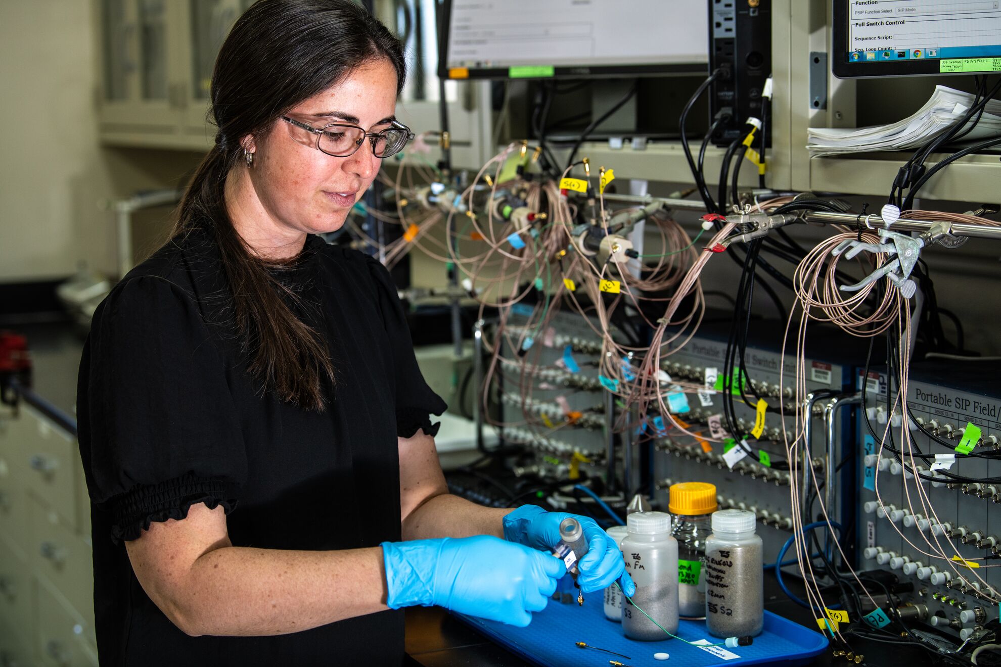 Earth scientist Hilary Emerson conducts subsurface research for environmental remediation.