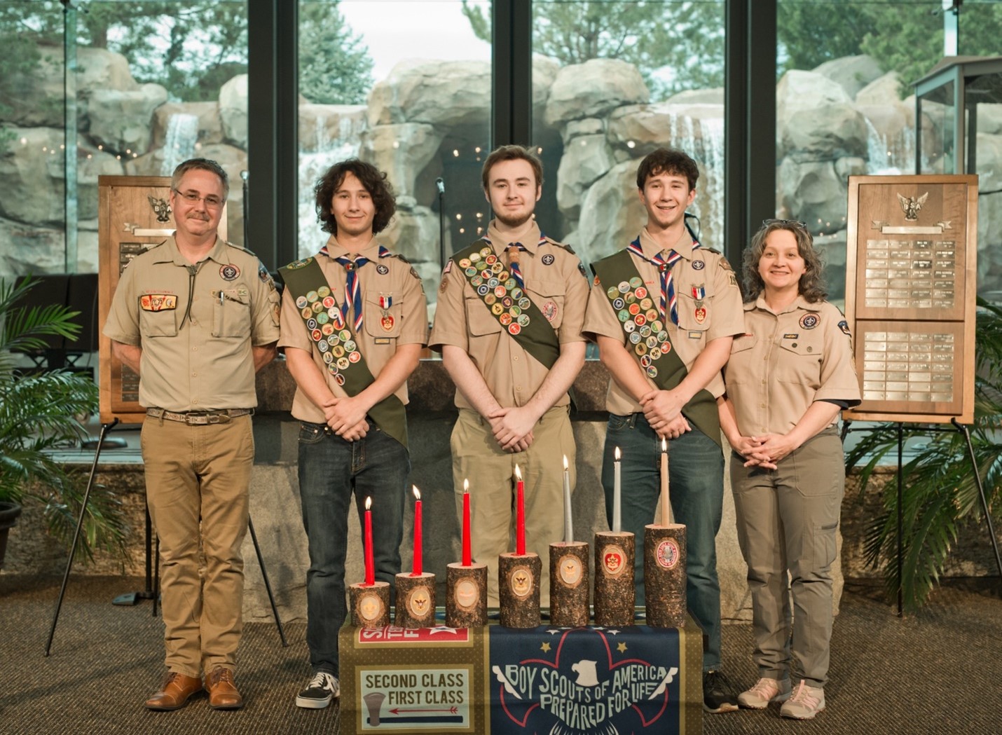 Justin Teeguarden, Katrina Waters, and three sons