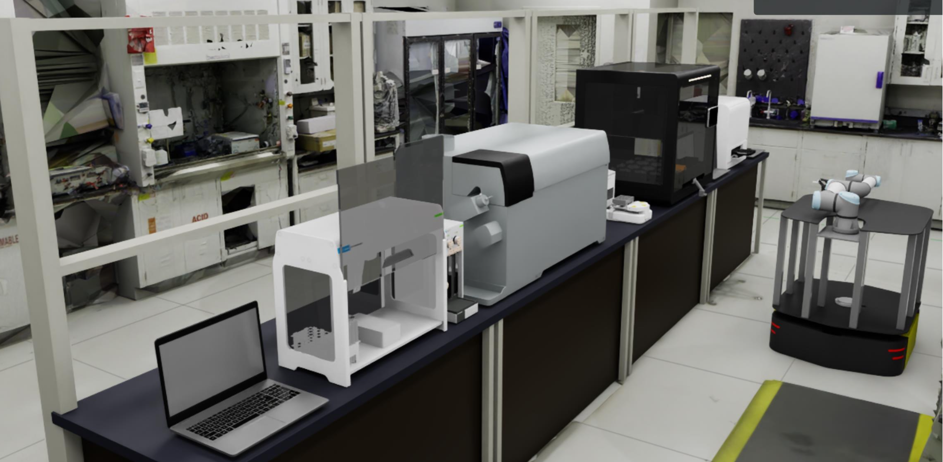 A rendering of the critical materials separations lab at PNNL
