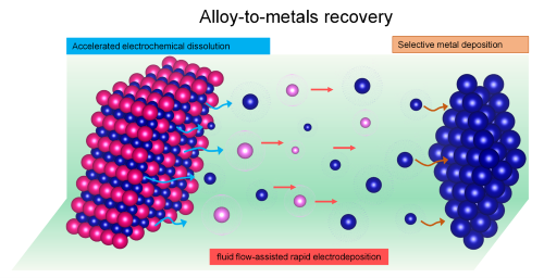 Electrochemical Separation and Recovery of Critical Metals