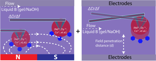 Control and Measure Collective Ion Transport Under Inhomogeneous Electric and Magnetic Fields with Fluid Force Microscopy