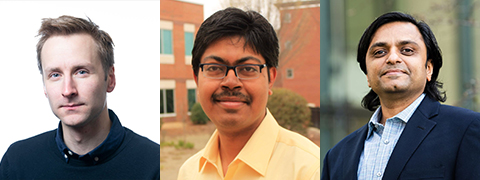 NeurIPS presenters Jan Drgona, Sayak Mukherjee, Mahantesh Halappanavar