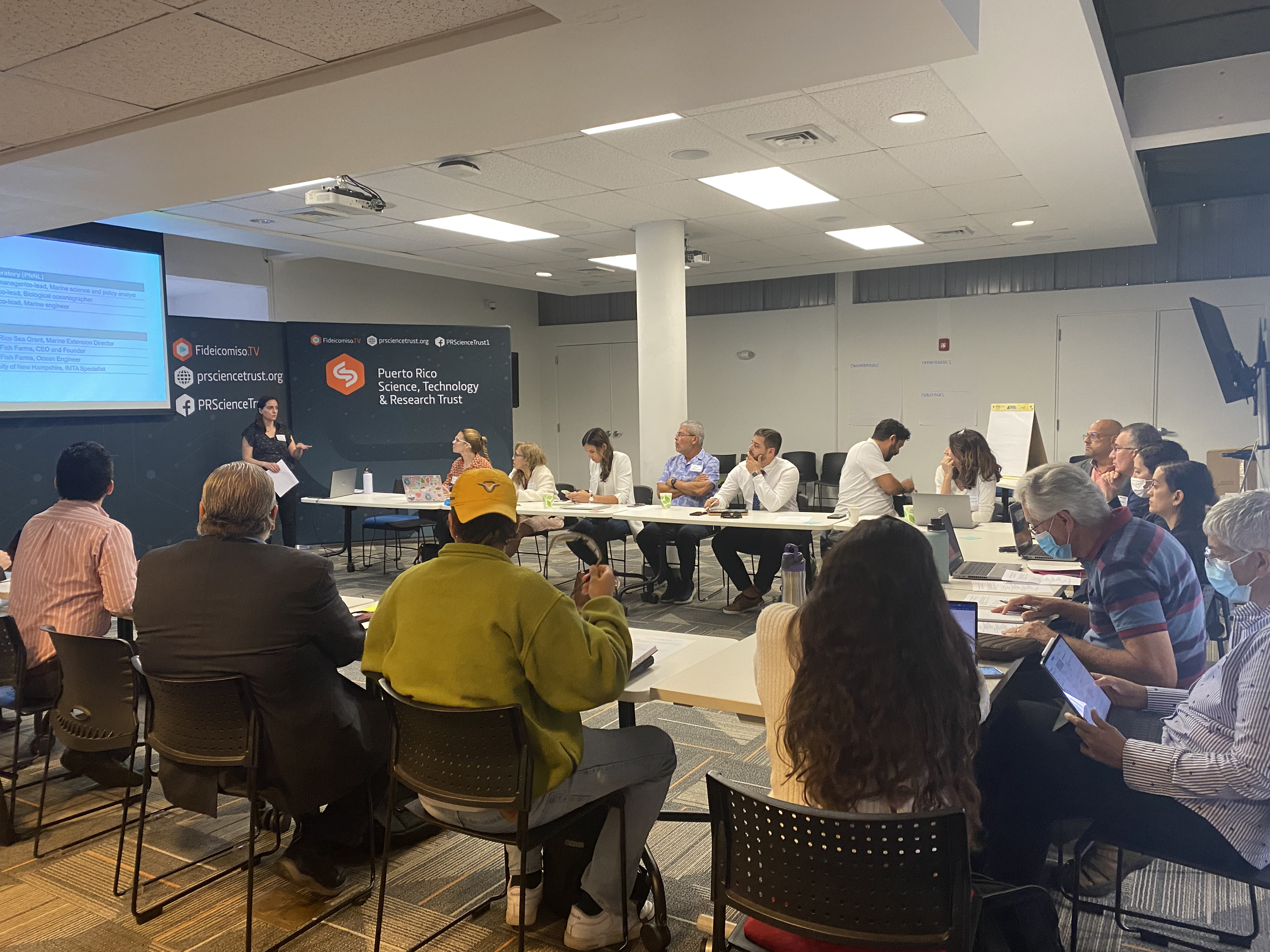 Photos from a stakeholder workshop in San Juan, Puerto Rico. (Lysel Garavelli | PNNL)