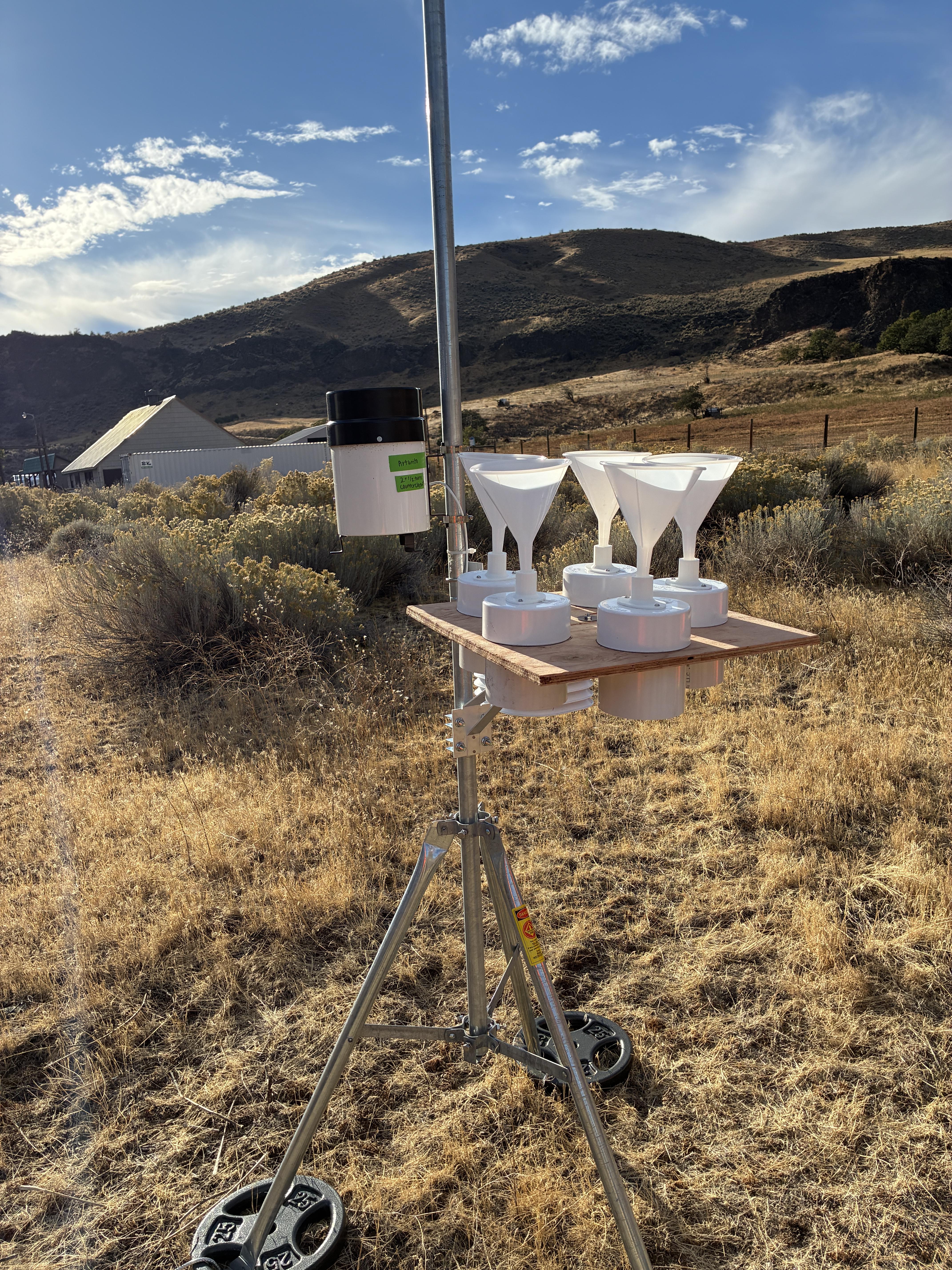 Precipitation collection apparatus