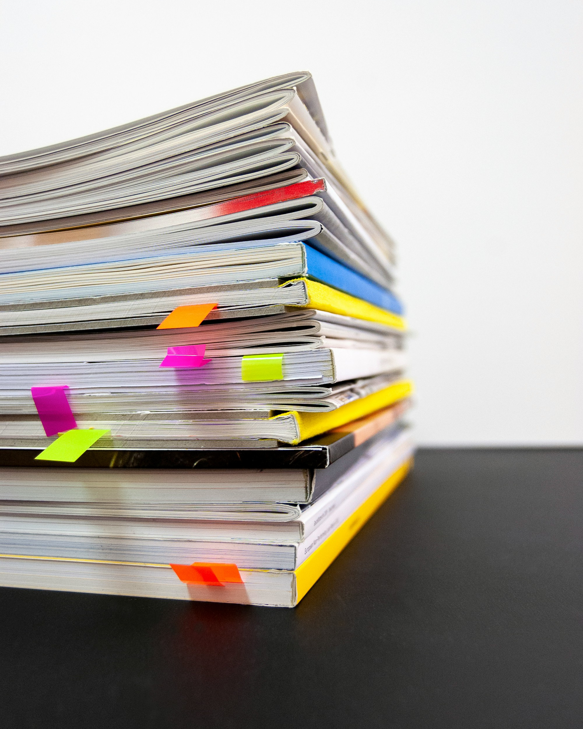 A stack of books