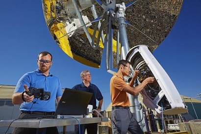 Photo of the Solar Thermochemical Advanced Reactor System