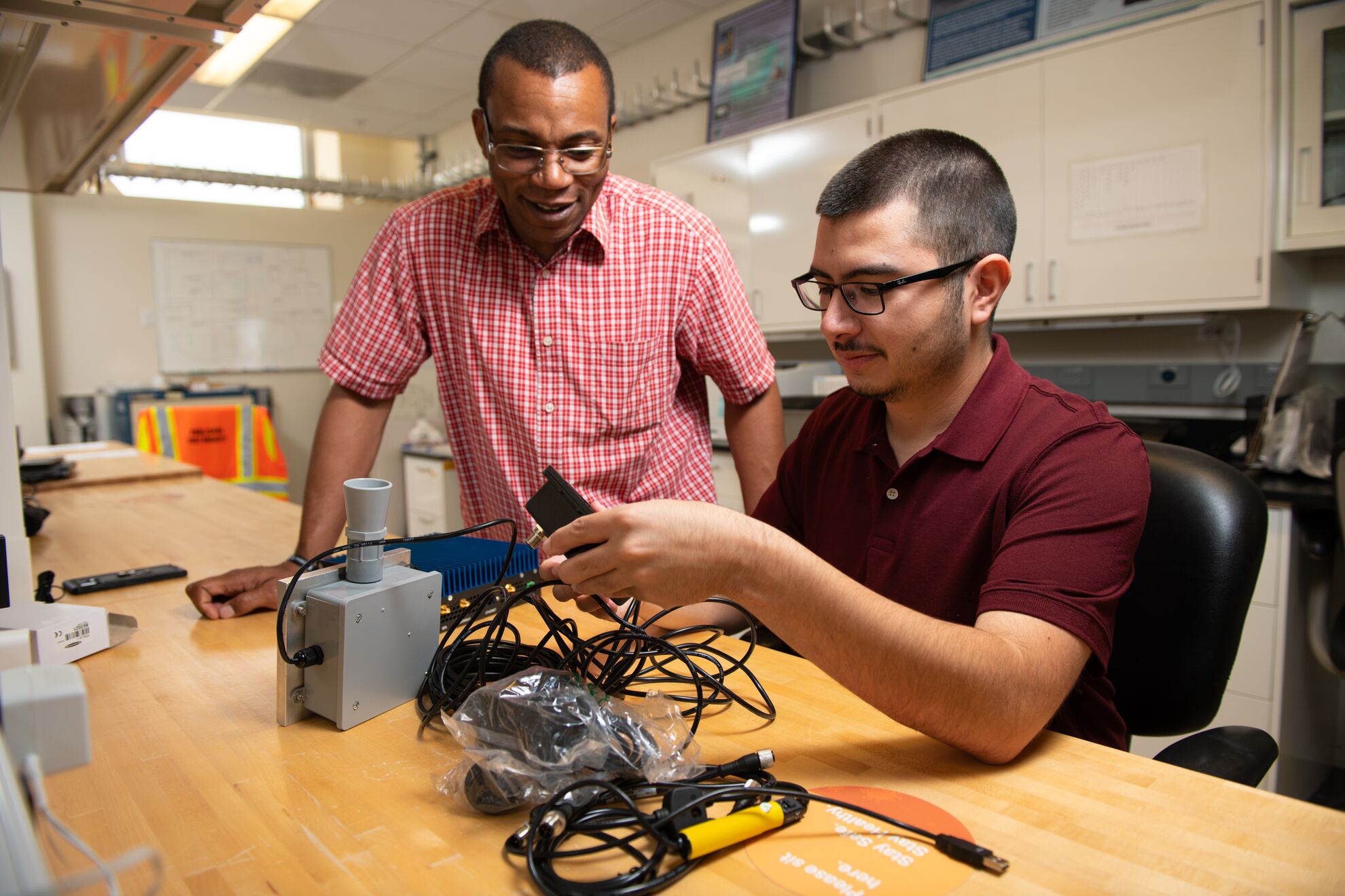 Former Science Undergraduate Laboratory Internship student with Ches Simpson