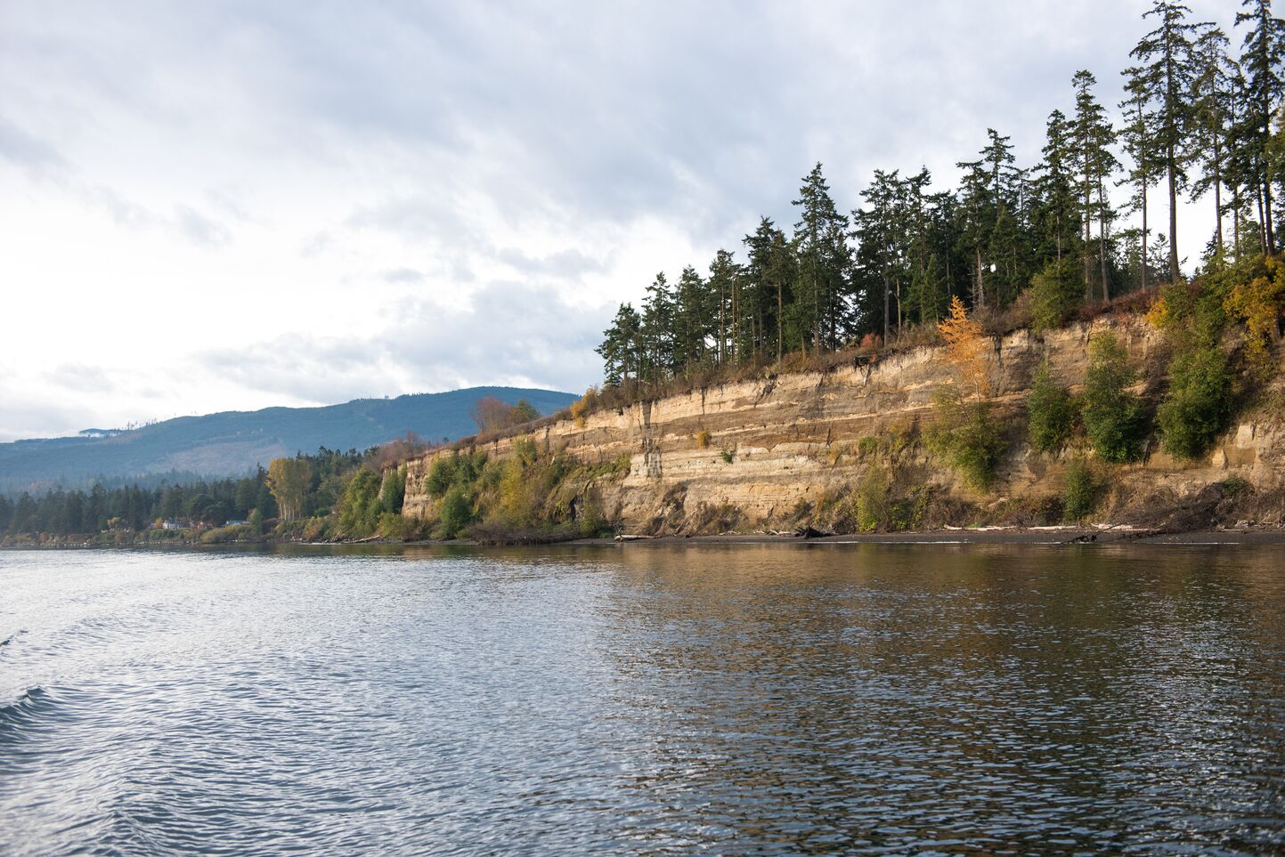 The coastline near PNNL-Sequim in Washington state.