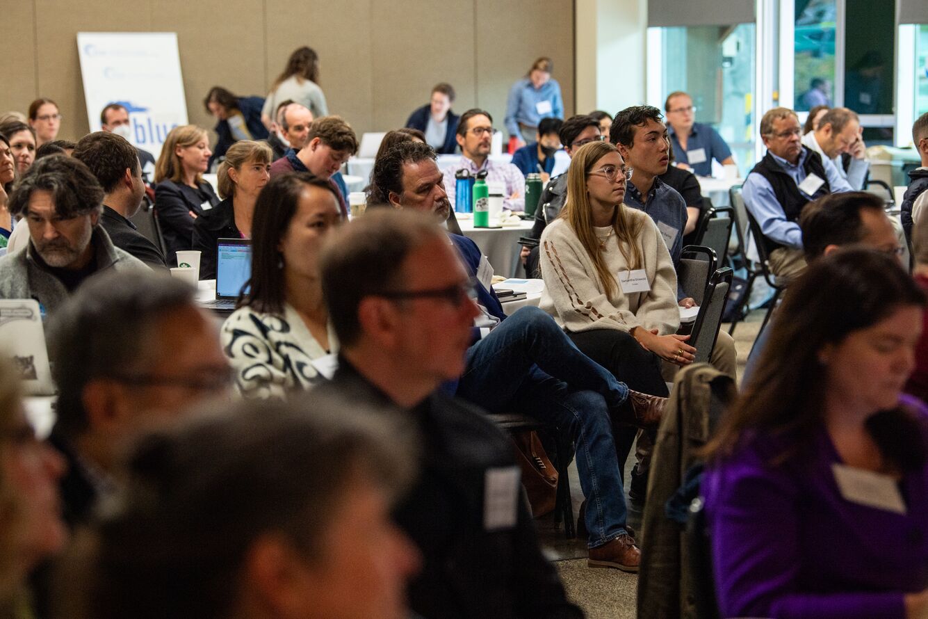 A group of attendees at the regional workshop in support of the Ocean Climate Action Plan held in September 2023.