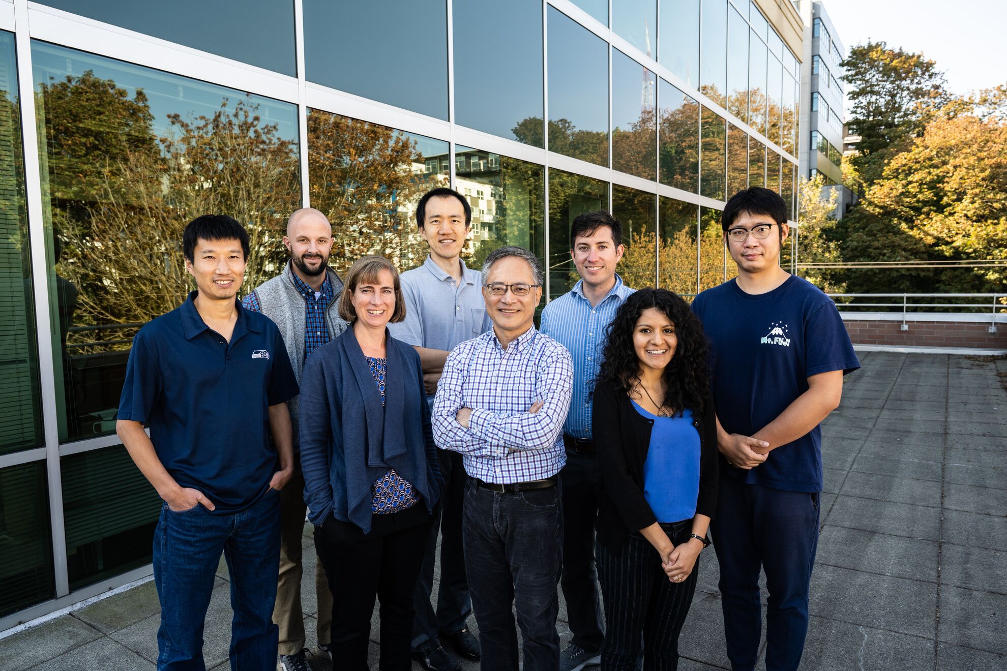 A group photo of the ocean modeling research team