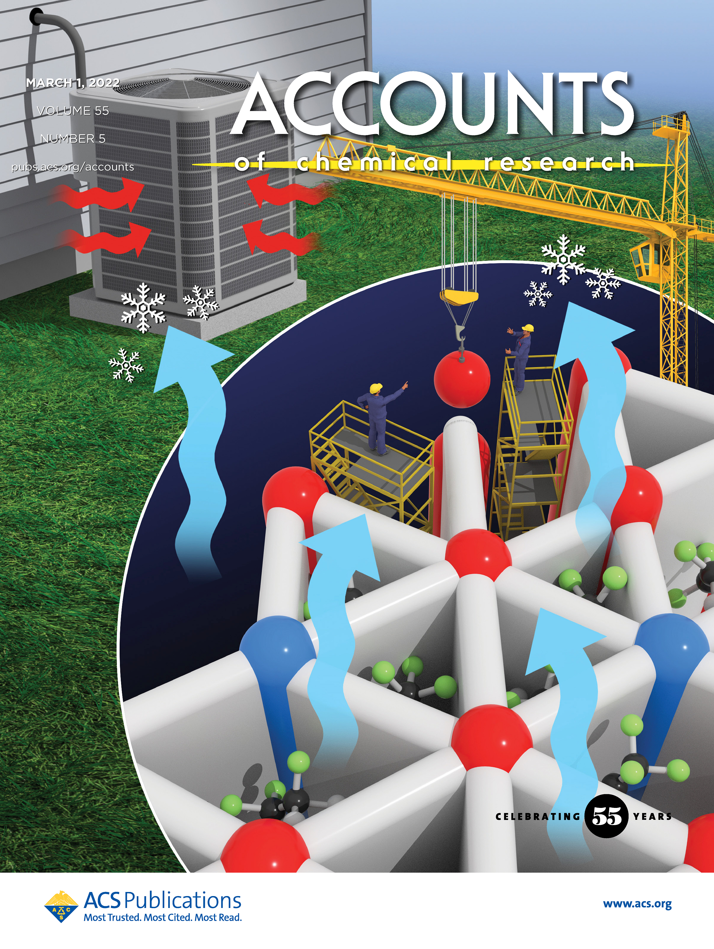 March 2022 cover of Accounts of Chemical Research