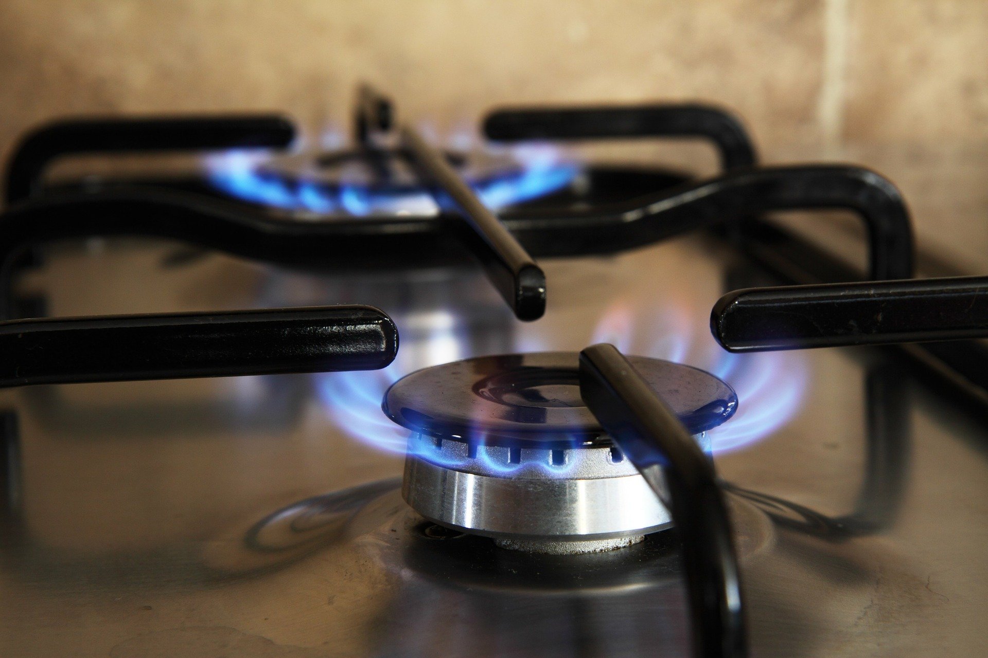 This image displays a stovetop burner.