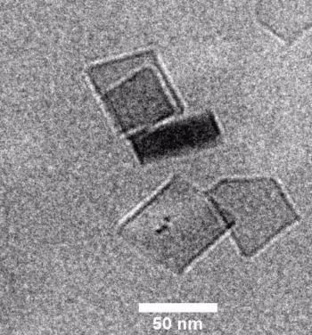 Gif of boehmite platelets assembling