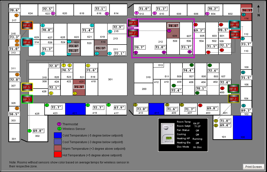 screenshot of the building layouts capability in DSOM