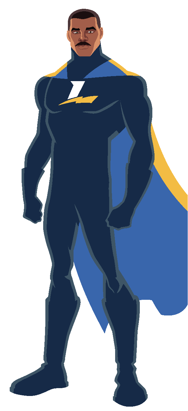 Illustration of a superhero