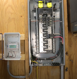 Advanced electricity meter panelboard